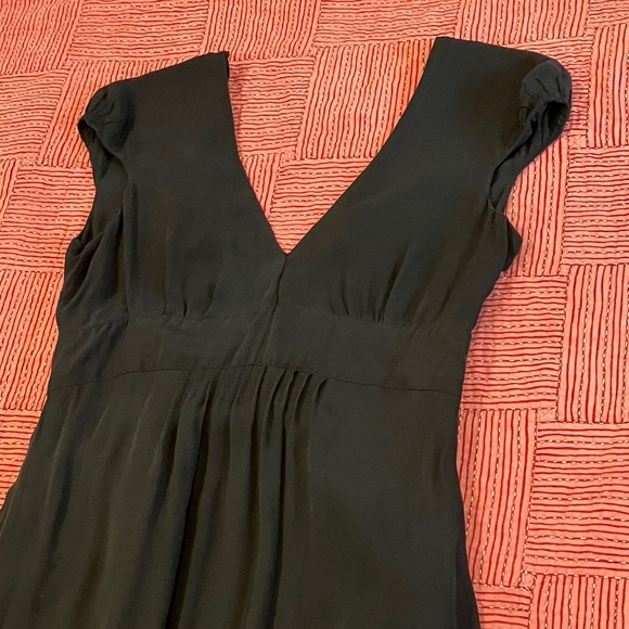 Fornarina women’s large silk Black V-Neck Dress - Picture 2 of 16